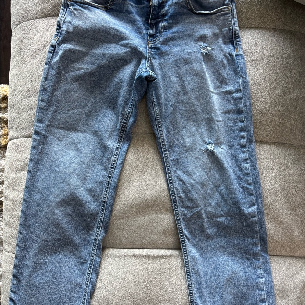 Boy’s Classic Blue Denim Jeans Straight Fit 12 Husky